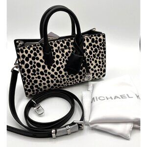 Michael Kors Scarlett Extra Small Cheetah Print Calf Hair Crossbody Bag NWT